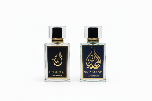 Bin Shaikh and Al-Rayaan on white background